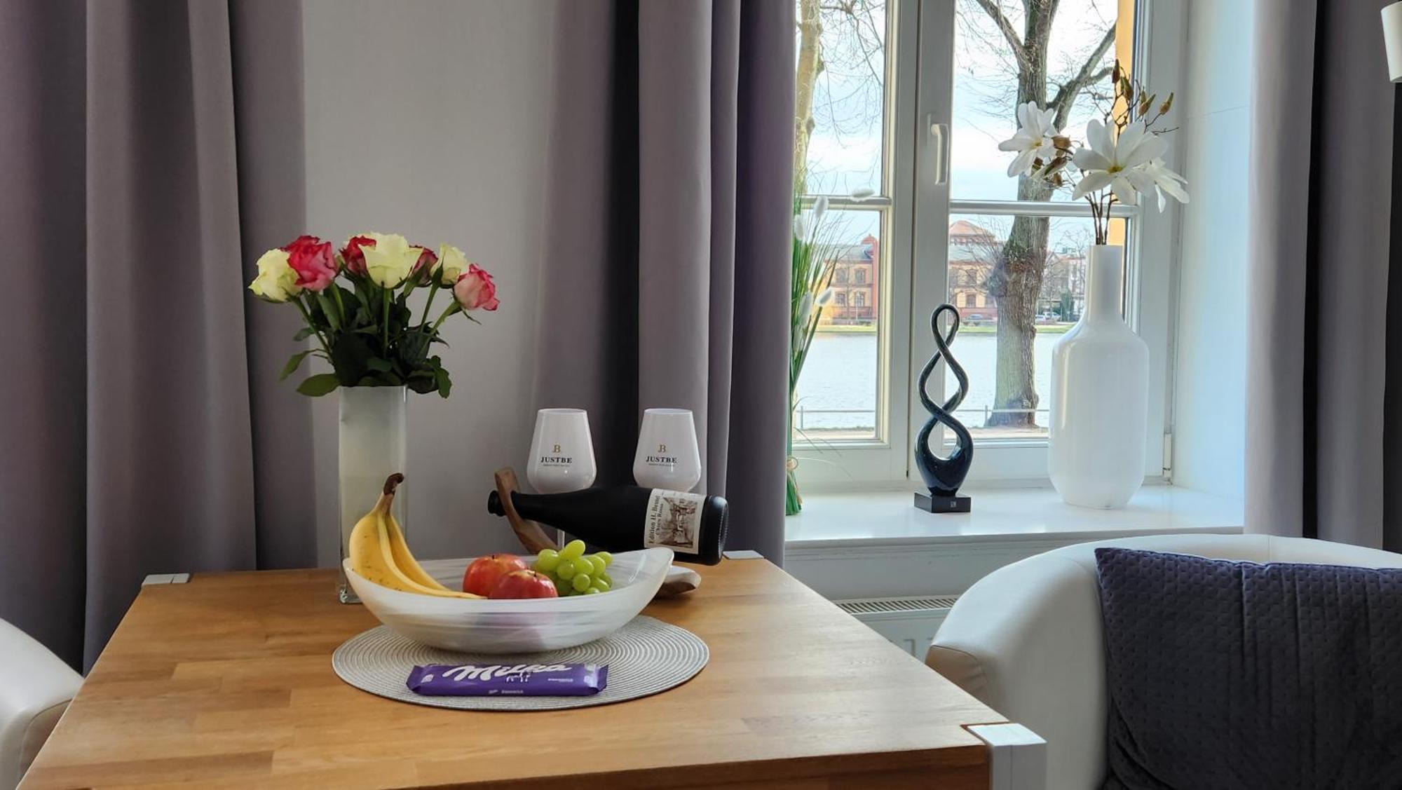 שוורין Das Ferienapartment Alexandrine Direkt Am Pfaffenteich Mit Eigenem Parkplatz חדר תמונה
